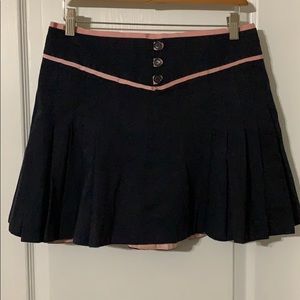 Marc Jacobs Dark Blue and Pink Mini Skirt SZ 6